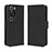 Funda de Cuero Cartera con Soporte Carcasa BY3 para Huawei P60 Negro