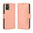 Funda de Cuero Cartera con Soporte Carcasa BY3 para Motorola Moto E22 Rosa