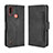 Funda de Cuero Cartera con Soporte Carcasa BY3 para Motorola Moto E7 Power Negro