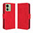 Funda de Cuero Cartera con Soporte Carcasa BY3 para Motorola Moto Edge (2023) 5G Rojo