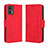 Funda de Cuero Cartera con Soporte Carcasa BY3 para Motorola Moto Edge 30 Neo 5G Rojo