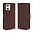 Funda de Cuero Cartera con Soporte Carcasa BY3 para Motorola Moto G 5G (2023) Marron