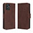 Funda de Cuero Cartera con Soporte Carcasa BY3 para Motorola Moto G Power 5G (2023) Marron