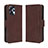 Funda de Cuero Cartera con Soporte Carcasa BY3 para Motorola Moto G13 Marron