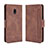 Funda de Cuero Cartera con Soporte Carcasa BY3 para Nokia C01 Plus Marron