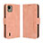 Funda de Cuero Cartera con Soporte Carcasa BY3 para Nokia C110 Rosa