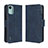 Funda de Cuero Cartera con Soporte Carcasa BY3 para Nokia C12 Pro Azul