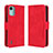 Funda de Cuero Cartera con Soporte Carcasa BY3 para Nokia C12 Pro Rojo