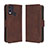 Funda de Cuero Cartera con Soporte Carcasa BY3 para Nokia C22 Marron