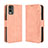 Funda de Cuero Cartera con Soporte Carcasa BY3 para Nokia C32 Rosa