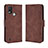 Funda de Cuero Cartera con Soporte Carcasa BY3 para Nokia G11 Plus Marron