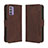 Funda de Cuero Cartera con Soporte Carcasa BY3 para Nokia G42 5G Marron