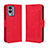 Funda de Cuero Cartera con Soporte Carcasa BY3 para Nokia X30 5G Rojo