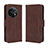 Funda de Cuero Cartera con Soporte Carcasa BY3 para OnePlus 11 5G Marron