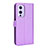 Funda de Cuero Cartera con Soporte Carcasa BY3 para OnePlus 9 5G Morado