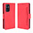 Funda de Cuero Cartera con Soporte Carcasa BY3 para OnePlus 9 Pro 5G Rojo