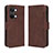 Funda de Cuero Cartera con Soporte Carcasa BY3 para OnePlus Ace 2V 5G Marron