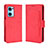 Funda de Cuero Cartera con Soporte Carcasa BY3 para OnePlus Nord CE 2 5G Rojo