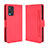 Funda de Cuero Cartera con Soporte Carcasa BY3 para Oppo A54 4G Rojo