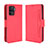 Funda de Cuero Cartera con Soporte Carcasa BY3 para Oppo A94 4G Rojo