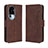 Funda de Cuero Cartera con Soporte Carcasa BY3 para Oppo Reno10 Pro+ Plus 5G Marron