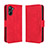 Funda de Cuero Cartera con Soporte Carcasa BY3 para Realme 10 Pro 5G Rojo