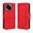 Funda de Cuero Cartera con Soporte Carcasa BY3 para Realme 11 5G Rojo