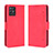 Funda de Cuero Cartera con Soporte Carcasa BY3 para Realme 8i Rojo