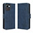 Funda de Cuero Cartera con Soporte Carcasa BY3 para Realme C30 Azul