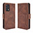 Funda de Cuero Cartera con Soporte Carcasa BY3 para Realme GT Master 5G Marron