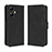 Funda de Cuero Cartera con Soporte Carcasa BY3 para Realme Narzo N55 Negro