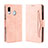 Funda de Cuero Cartera con Soporte Carcasa BY3 para Samsung Galaxy A20 Rosa