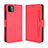 Funda de Cuero Cartera con Soporte Carcasa BY3 para Samsung Galaxy A22 5G Rojo