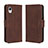 Funda de Cuero Cartera con Soporte Carcasa BY3 para Samsung Galaxy A23 5G SC-56C Marron