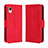Funda de Cuero Cartera con Soporte Carcasa BY3 para Samsung Galaxy A23s Rojo