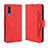 Funda de Cuero Cartera con Soporte Carcasa BY3 para Samsung Galaxy A50S Rojo