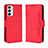 Funda de Cuero Cartera con Soporte Carcasa BY3 para Samsung Galaxy F23 5G Rojo