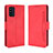 Funda de Cuero Cartera con Soporte Carcasa BY3 para Samsung Galaxy F52 5G Rojo