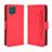 Funda de Cuero Cartera con Soporte Carcasa BY3 para Samsung Galaxy F62 5G Rojo