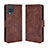 Funda de Cuero Cartera con Soporte Carcasa BY3 para Samsung Galaxy M12 Marron