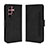 Funda de Cuero Cartera con Soporte Carcasa BY3 para Samsung Galaxy S24 Ultra 5G Negro