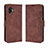 Funda de Cuero Cartera con Soporte Carcasa BY3 para Samsung Galaxy XCover 6 Pro 5G Marron