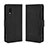 Funda de Cuero Cartera con Soporte Carcasa BY3 para Samsung Galaxy XCover Pro Negro