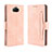 Funda de Cuero Cartera con Soporte Carcasa BY3 para Sony Xperia 8 Lite Rosa