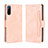 Funda de Cuero Cartera con Soporte Carcasa BY3 para Sony Xperia L4 Rosa