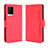 Funda de Cuero Cartera con Soporte Carcasa BY3 para Vivo iQOO 7 5G Rojo