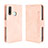 Funda de Cuero Cartera con Soporte Carcasa BY3 para Vivo iQOO U3 4G Rosa