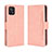 Funda de Cuero Cartera con Soporte Carcasa BY3 para Vivo iQOO U3 5G Rosa