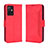 Funda de Cuero Cartera con Soporte Carcasa BY3 para Vivo iQOO Z6 5G Rojo