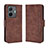 Funda de Cuero Cartera con Soporte Carcasa BY3 para Vivo T1 5G Marron